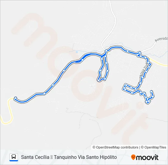 43 Bus Line Map