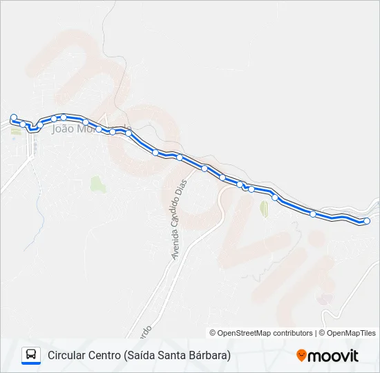 42 Bus Line Map