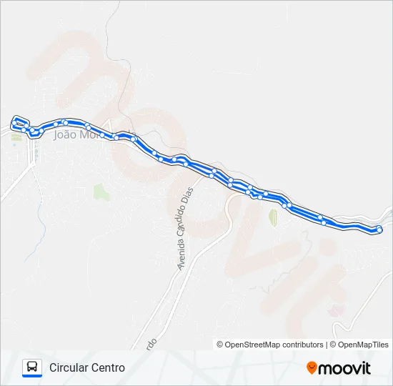 42 Bus Line Map