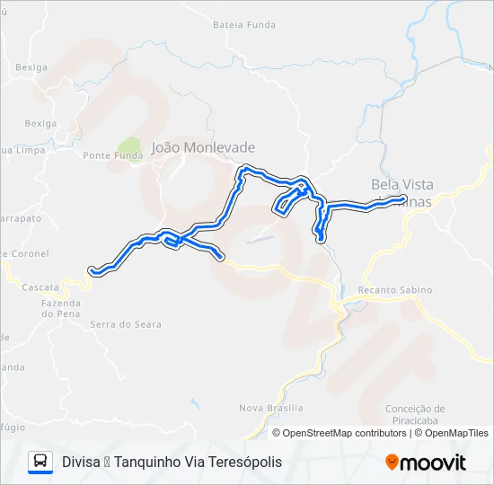 156 Bus Line Map