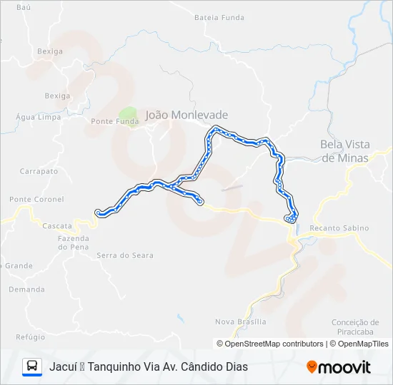 156 Bus Line Map
