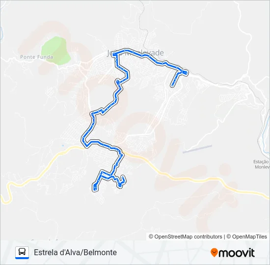40 Bus Line Map