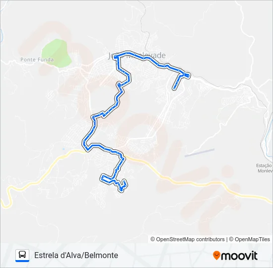 40 Bus Line Map