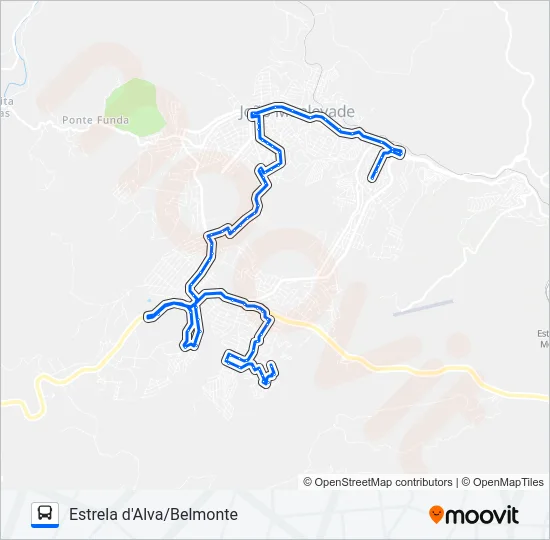 40 Bus Line Map