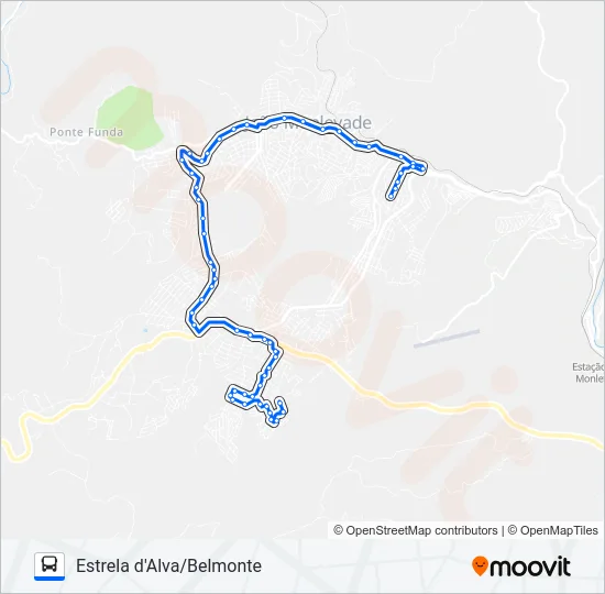 40 Bus Line Map