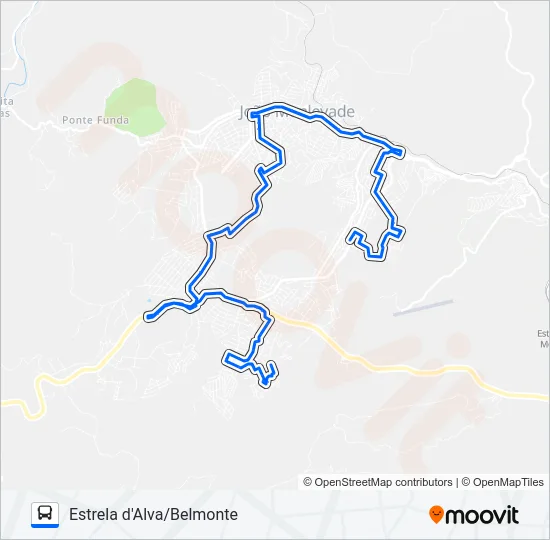 40 Bus Line Map