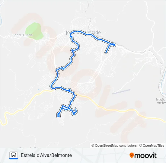 40 Bus Line Map