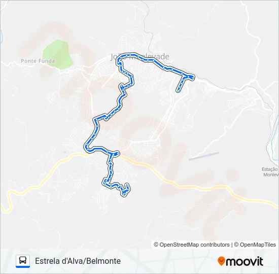 40 Bus Line Map