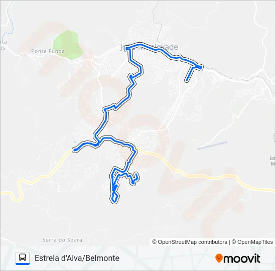 40 Bus Line Map