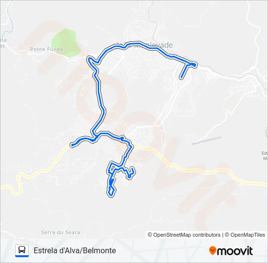 40 Bus Line Map
