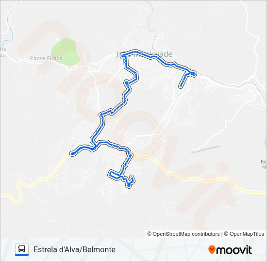 40 Bus Line Map