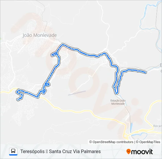 153 Bus Line Map