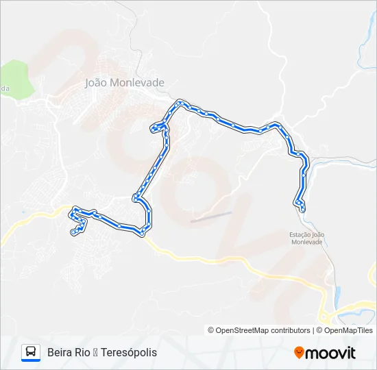153 Bus Line Map