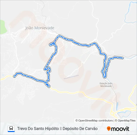 153 Bus Line Map