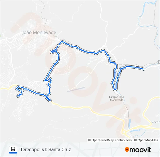 153 Bus Line Map