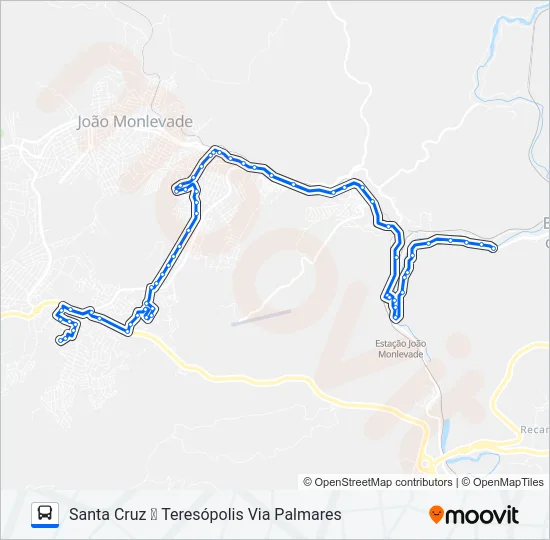 153 Bus Line Map