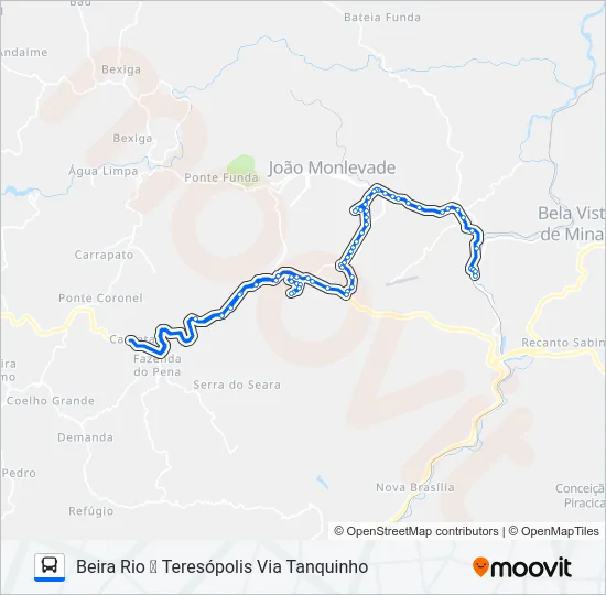 153 Bus Line Map