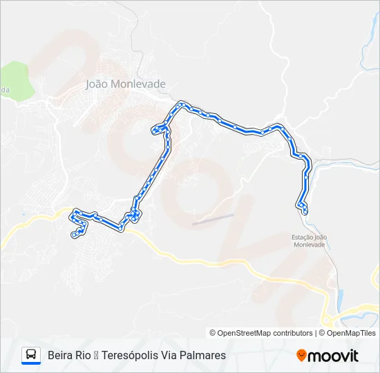153 Bus Line Map