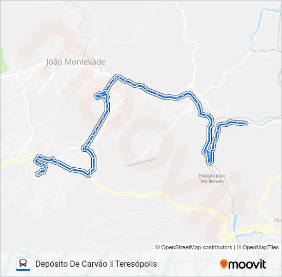 153 Bus Line Map