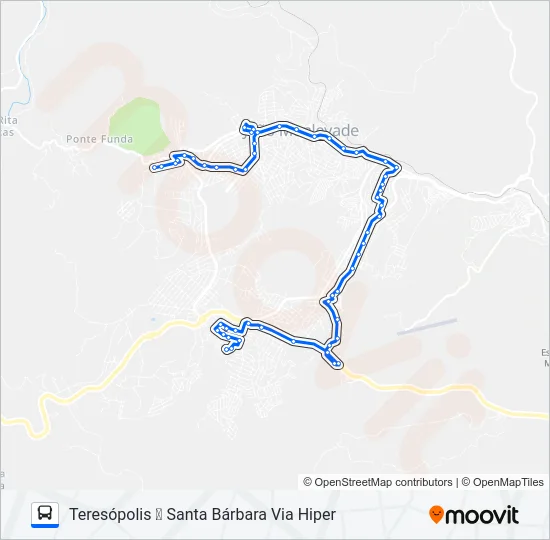 104 Bus Line Map