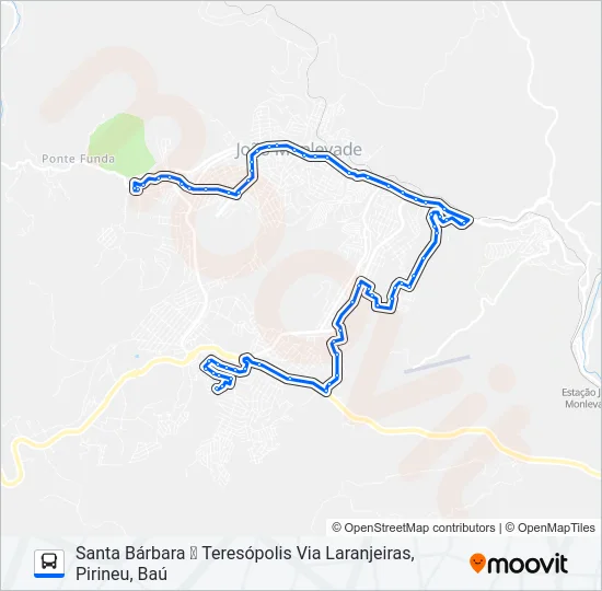 104 Bus Line Map