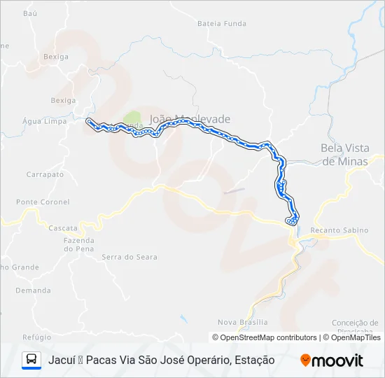 12 Bus Line Map