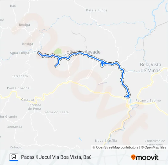 12 Bus Line Map
