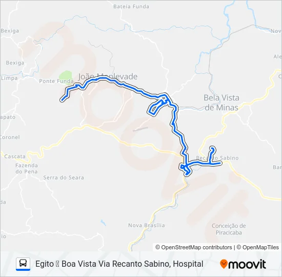 12 Bus Line Map