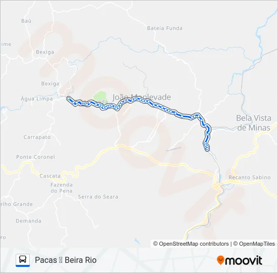 12 Bus Line Map
