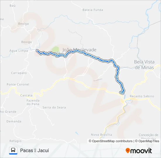 12 Bus Line Map