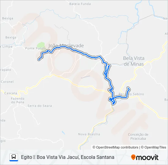 12 Bus Line Map