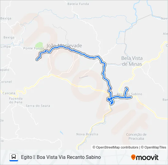 12 Bus Line Map