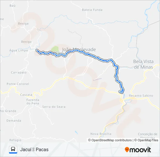 12 Bus Line Map
