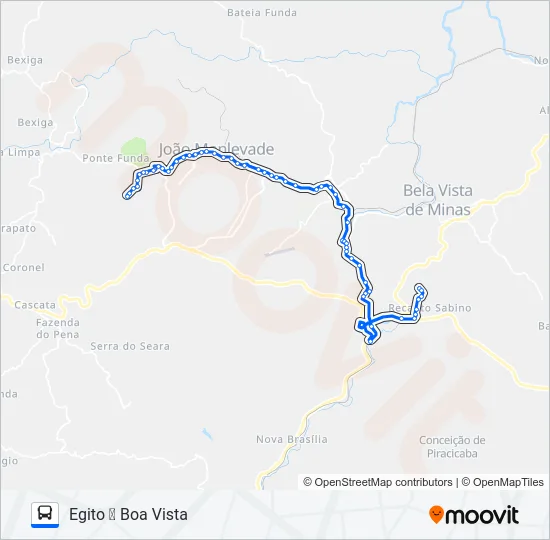 12 Bus Line Map