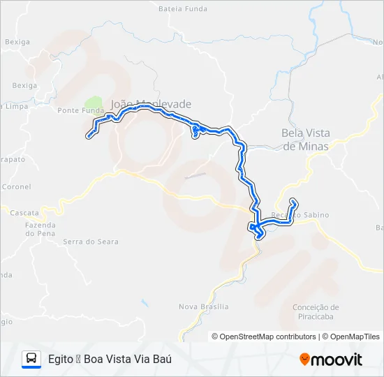 12 Bus Line Map