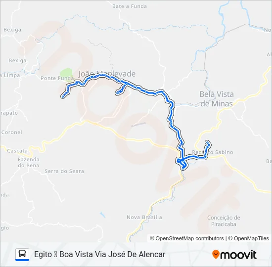 12 Bus Line Map