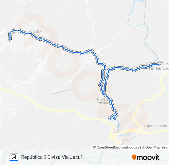 151 Bus Line Map