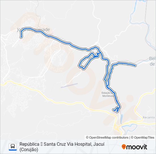 Mapa de 151 de autobús