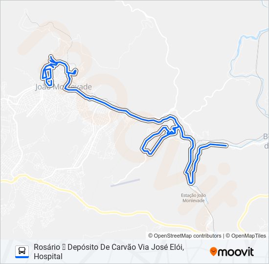 Mapa de 13 de autobús