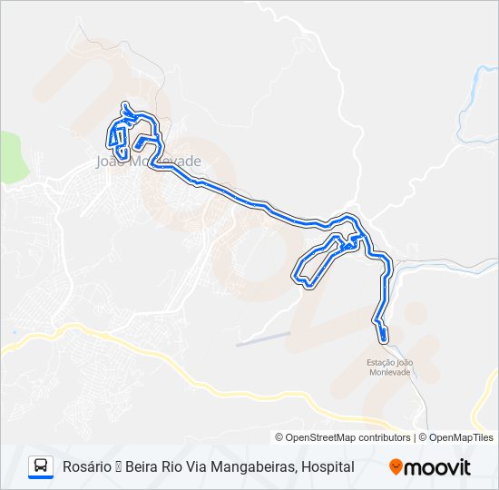 13 bus Line Map