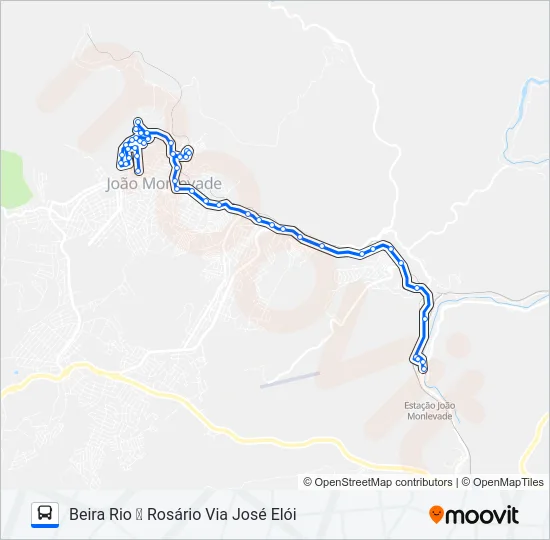 13 Bus Line Map