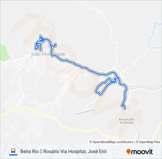 Mapa de 13 de autobús