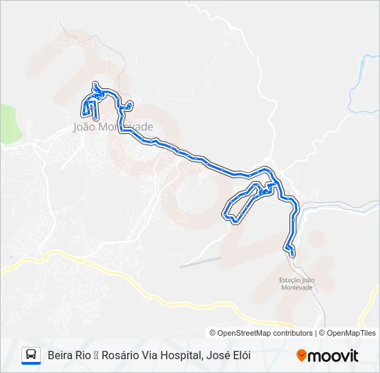13 Bus Line Map