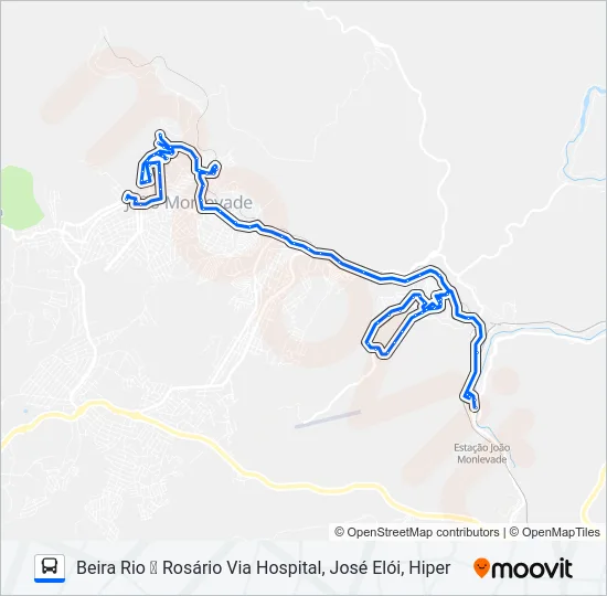 13 Bus Line Map