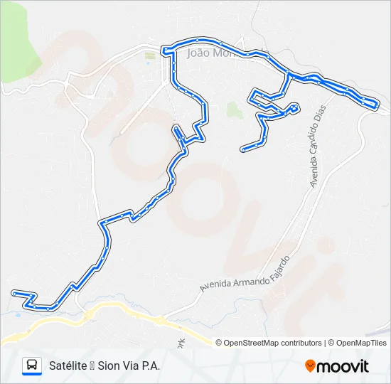 20 Bus Line Map