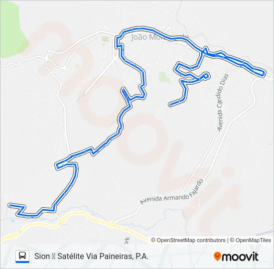 20 Bus Line Map