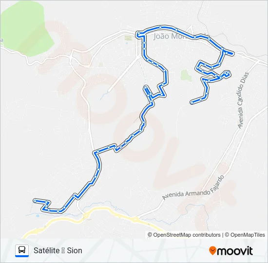 20 Bus Line Map