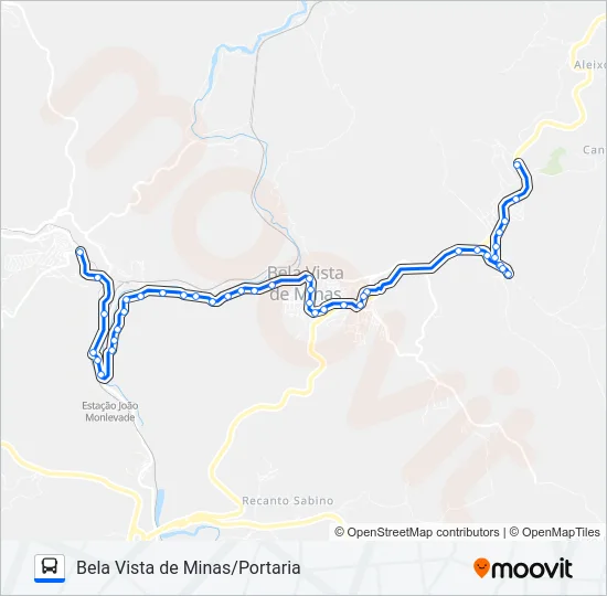 3886B Bus Line Map