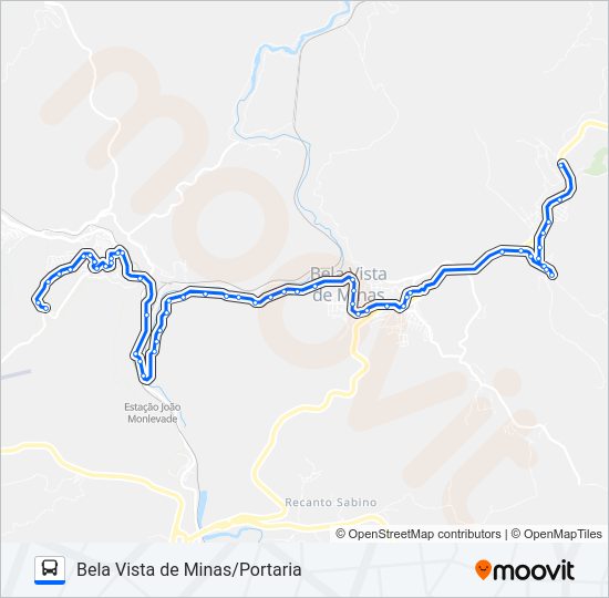3886B Bus Line Map