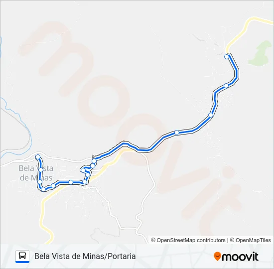 3886B Bus Line Map